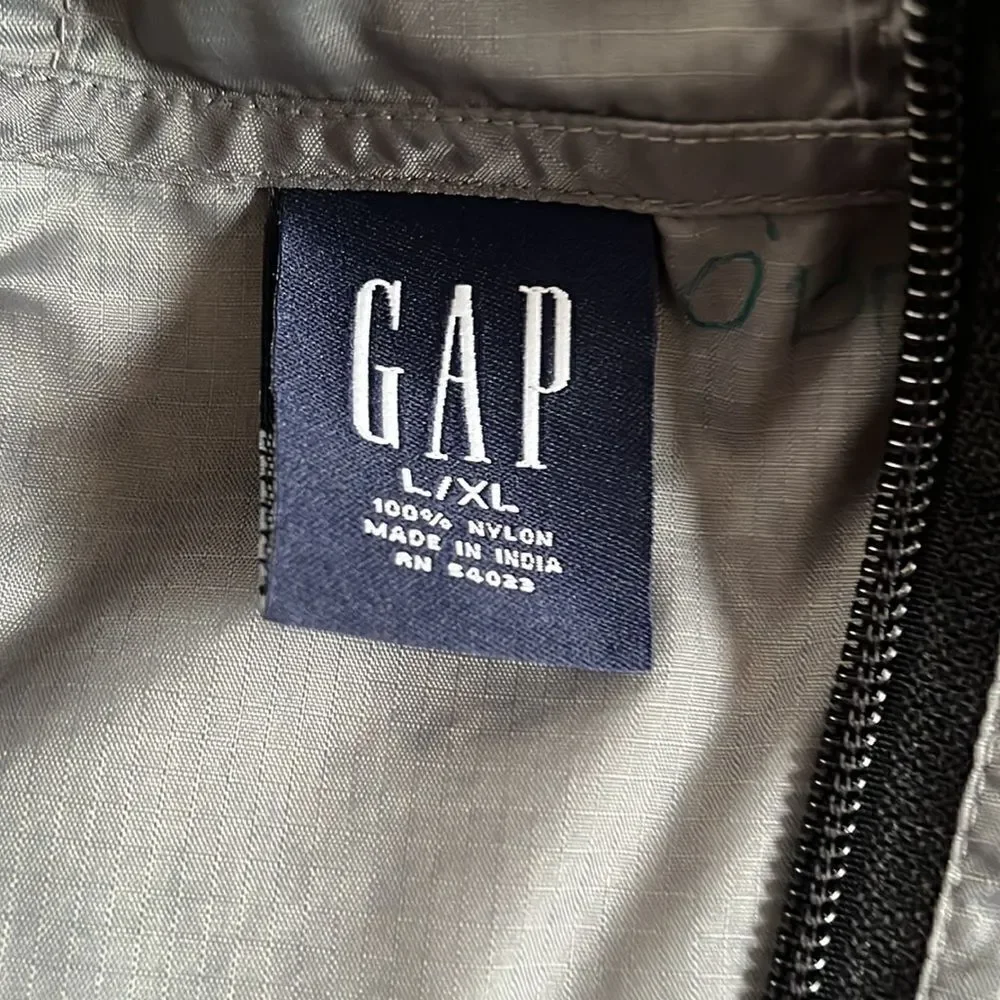 Boys GAP Nylon Hooded Windbreaker Size L/XL